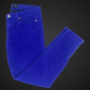 Forever 21 Premium Denim Vibrant Blue Jeans Zipper Ankles Size 28